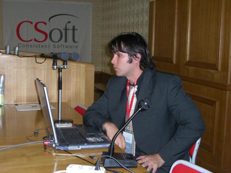 Докладчик - Северинов Андрей Хулиович, ведущий специалист отдела систем обработки сканированных изображений компании CSoft