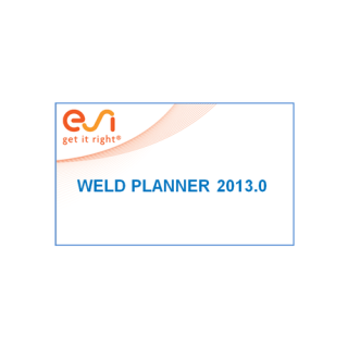 Weld Planner 2013