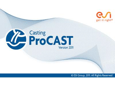 В продажу поступила системa моделирования литья металлов ProCAST 2011